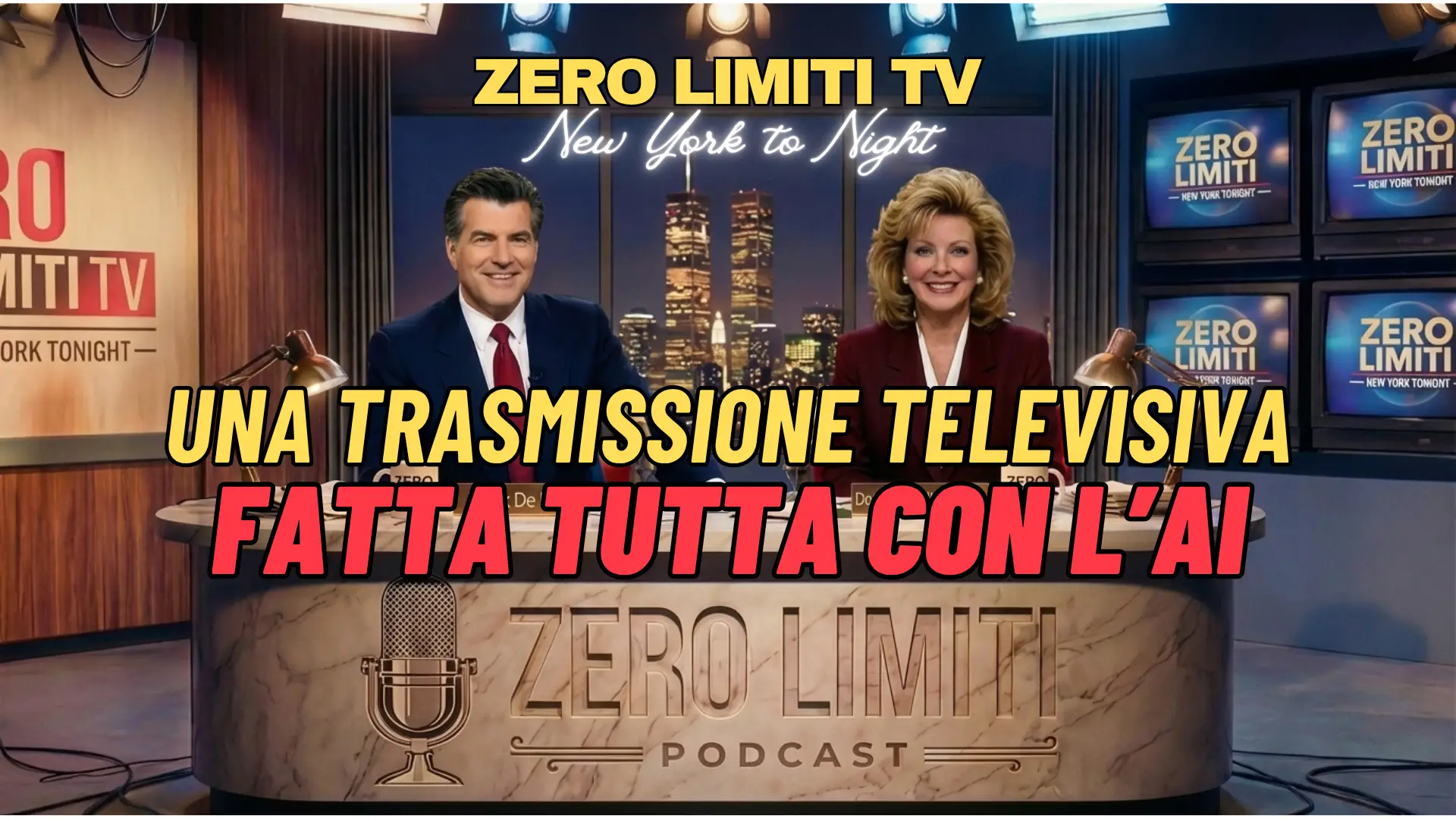 UNA VERA TRASMISSIONE TV — portfolio Zero Limiti