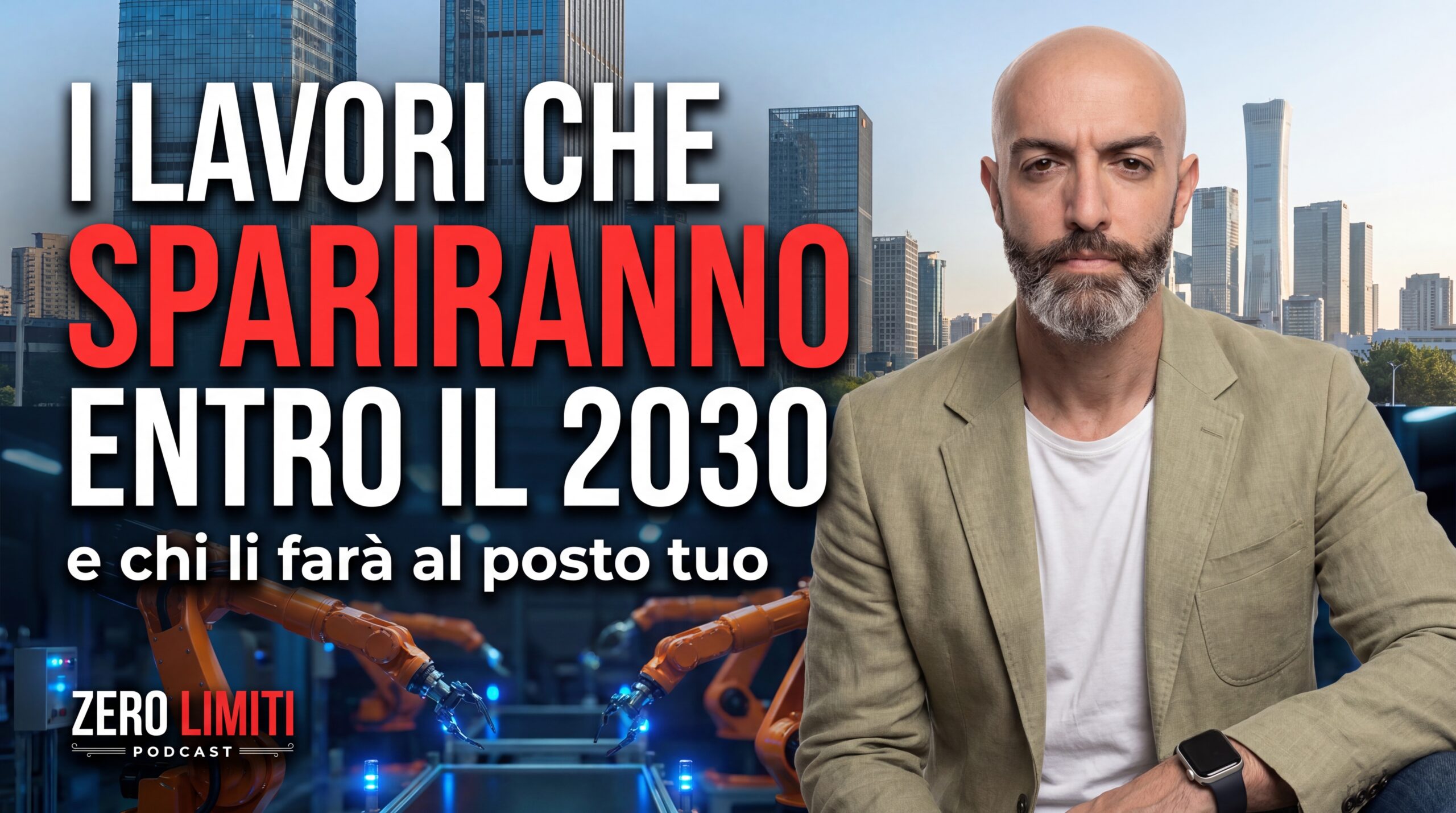I lavori che spariranno entro il 2030 — portfolio Zero Limiti