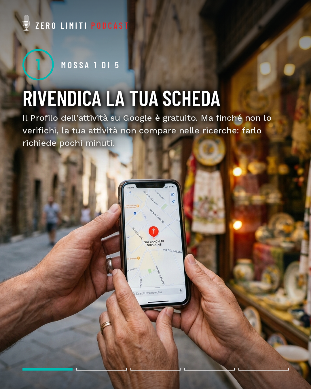Guida in 7 schermate — Mossa 1