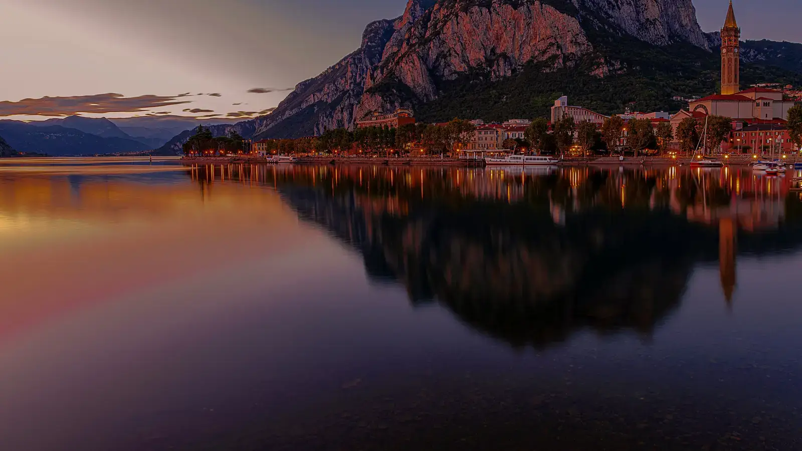 Il centro di Lecco, tra il lungolago e le vie del commercio