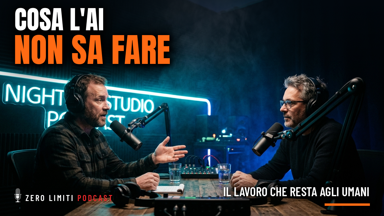 Copertina episodio podcast — Cosa l'AI non sa fare